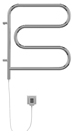 Электро 25 F-обр 600х600 поворотный Полотенцесушитель TERMINUS Артем - фото 2
