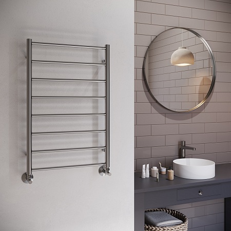 Аврора П8 500х800 Полотенцесушитель TERMINUS Оружейная сталь Артем - фото 3