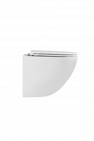 Подвесной унитаз безободковый Terminus Аврора Монолит 495х360 белый Артем - фото 6