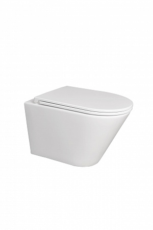 Подвесной унитаз безободковый Terminus Классик 540х365 белый Артем - фото 5