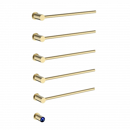 Аккорд П5 500х800 электро Полотенцесушитель TERMINUS Брашированное золото Артем - фото 1