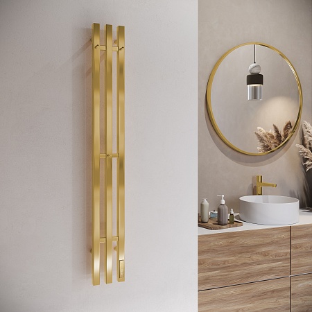 Стойка электро ТРЭ (TRES) проф 1200 TERMINUS Брашированное золото Артем - фото 3